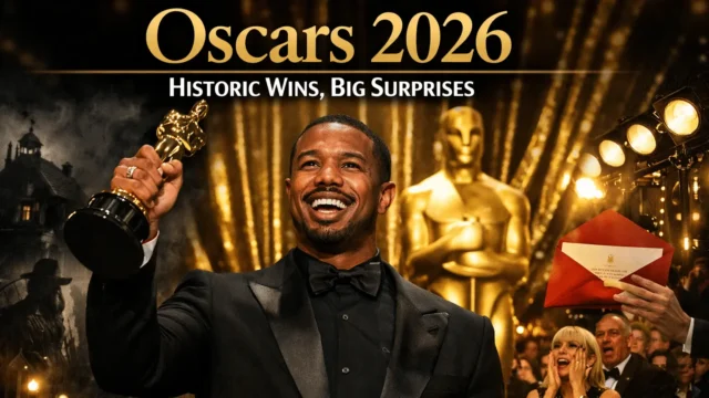Michael B. Jordan after his historic Best Actor win at the 2026 Oscars